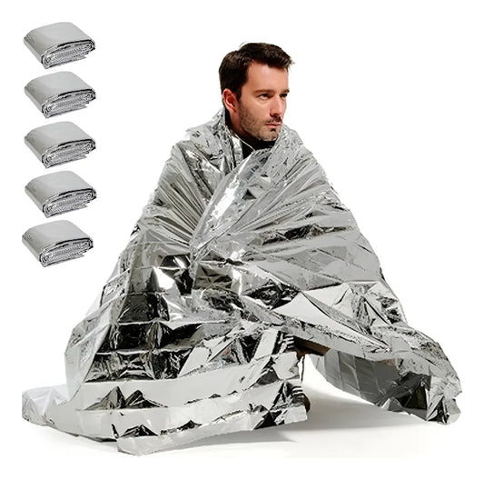 X20 Manta Termica Emergencia Supervivencia Camping 130x210cm