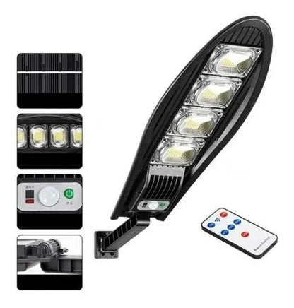 Pack X3 Foco Exterior Iluminacion Solar Foco Led Solar 180w