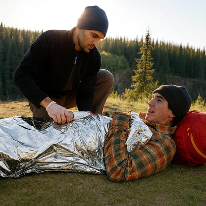 10 Manta Termica Aluminio Emergencia Camping Supervivencia