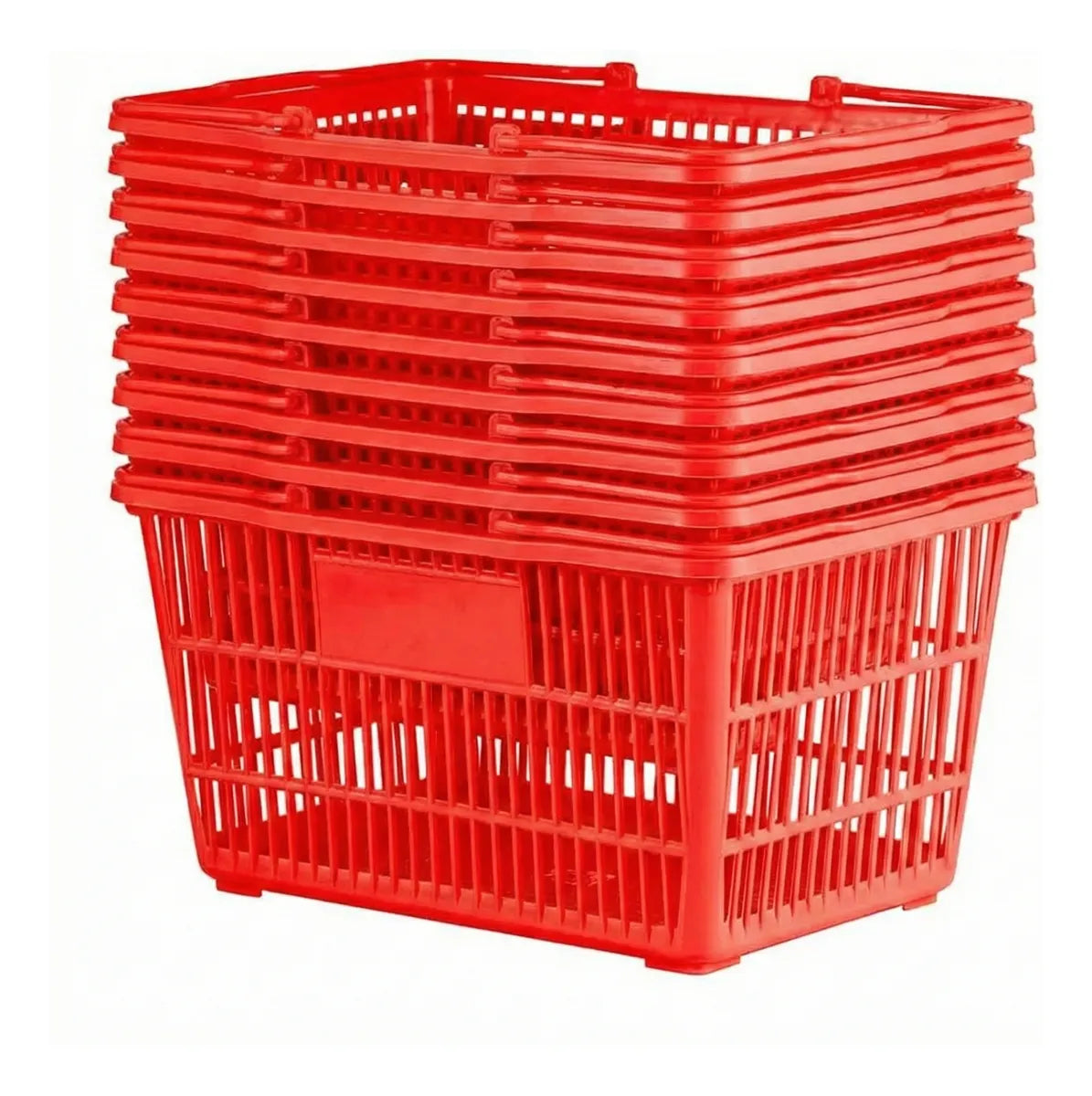 Pack X5 Canastos Cesta Mano Compras Supermercado Minimarket