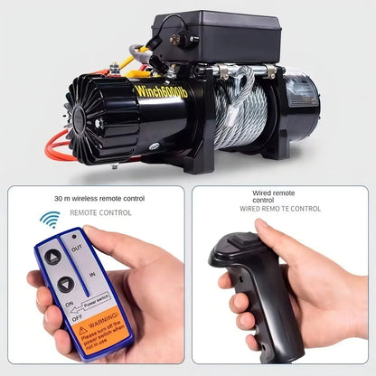 Winche Electrico Eoland 6000 Lbs 12 Volt Control Remoto Inalambrico Malacate Electrico 6000 Libras 12v Camioneta