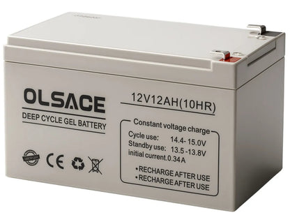 Batería Gel Recargable 12v 12ah Ciclo Profundo Herramientas