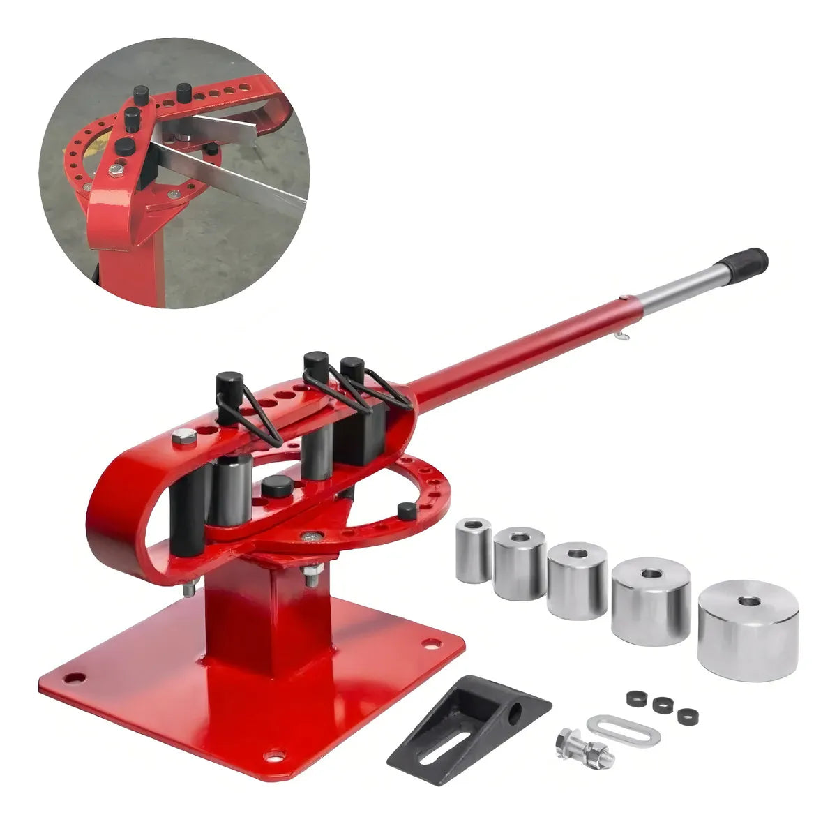 Doblador Compacto Mecanico Con Dados 7 Rodillos De Troquel