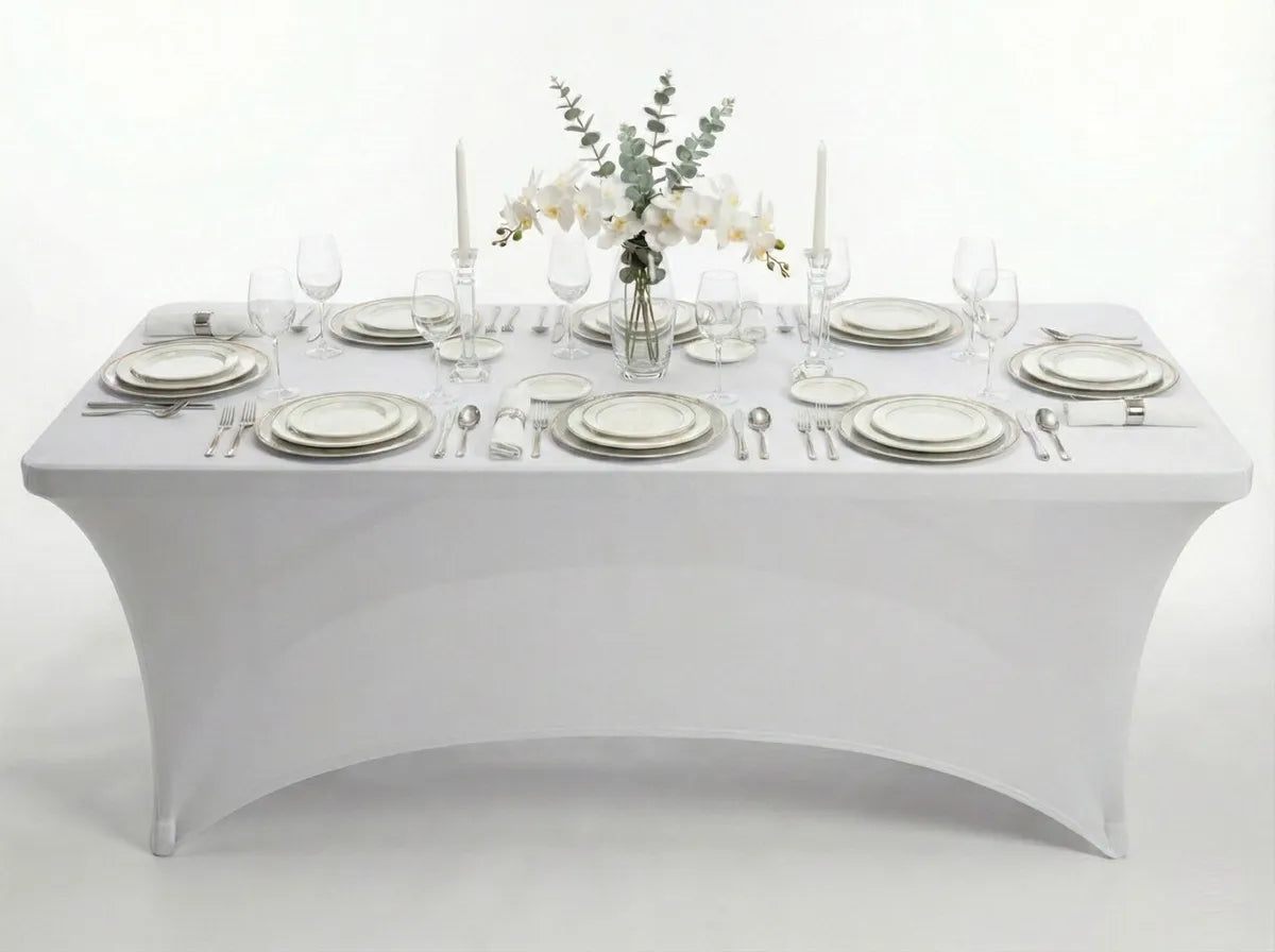 X2 Mantel Funda Spandex Elastica Rectangular 183x75x75 Eventos