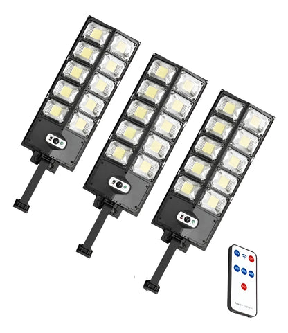Pack X3 Foco Reflector Solares 300w Foco Led Poste Exterior