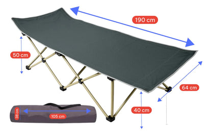 X2 Cama Plegable Camping Cama Campaña Catres Campaña Militar