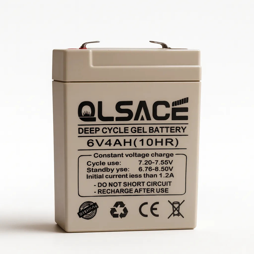 Batería 6v 4ah Gel Recargable Herramientas Ciclo Profundo