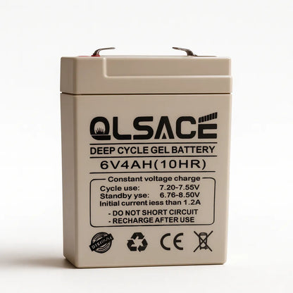 Batería 6v 4ah Gel Recargable Herramientas Ciclo Profundo