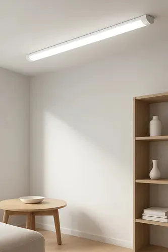 X5 Tubos Led 120cm Canaleta Led Luz Canoa Plana Tubo Led 36w