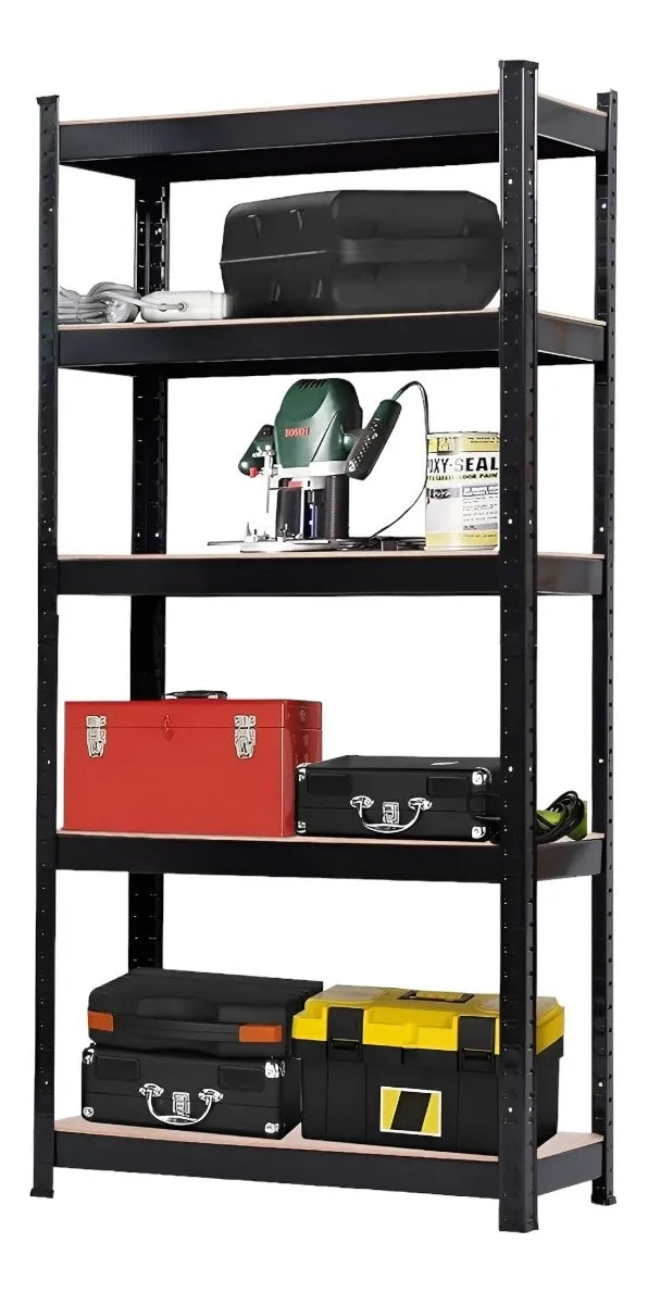 Estanterias Metalicas Rack Metalico Repisas Negro 180x90x40