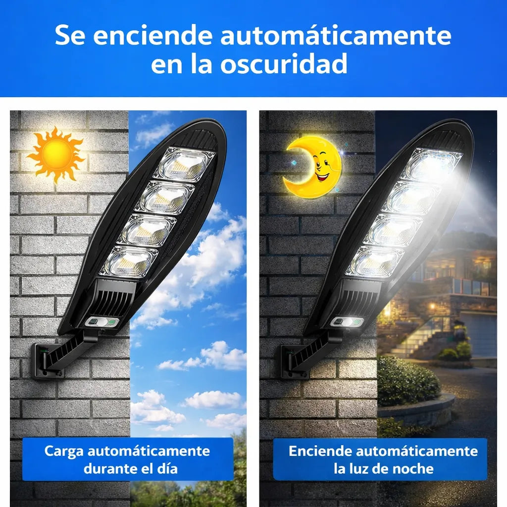 Foco Exterior Iluminacion Solar Foco Led Solares 180w