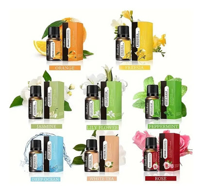 X6 Aceites Esenciales Humidificador Esencias Aromaticas 10ml