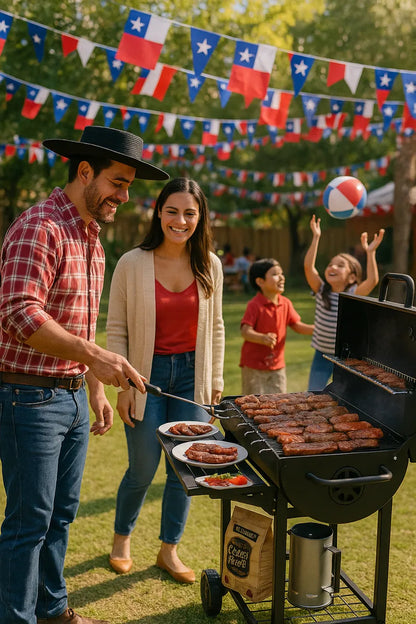 Asador Parrilla Portatil Carbon Parrillera Grill Con Ruedas