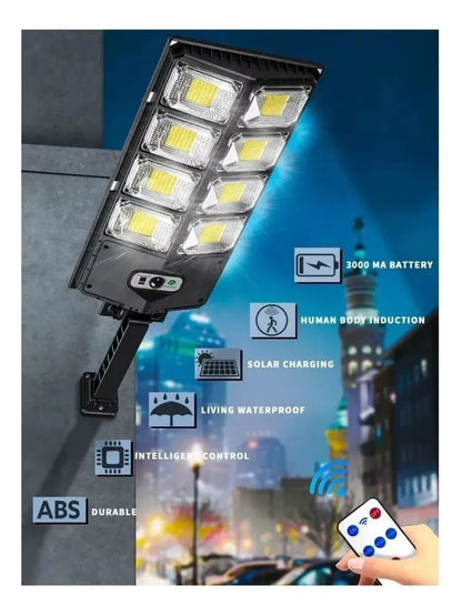 Focos Led Con Sensor Exterior Focos Solares Potente Led 200w