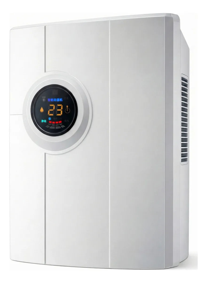 Deshumidificador Extractor De Aire Humedad Hogar Digital 90w Blanco