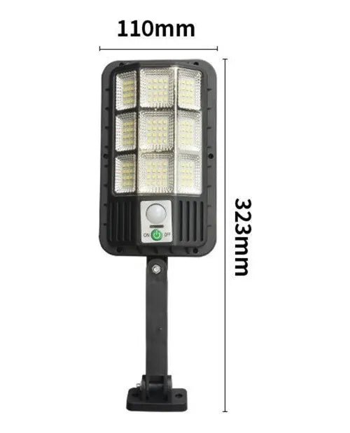 X2 Foco Led Exterior Con Sensor Movimiento Focos Solar 120w
