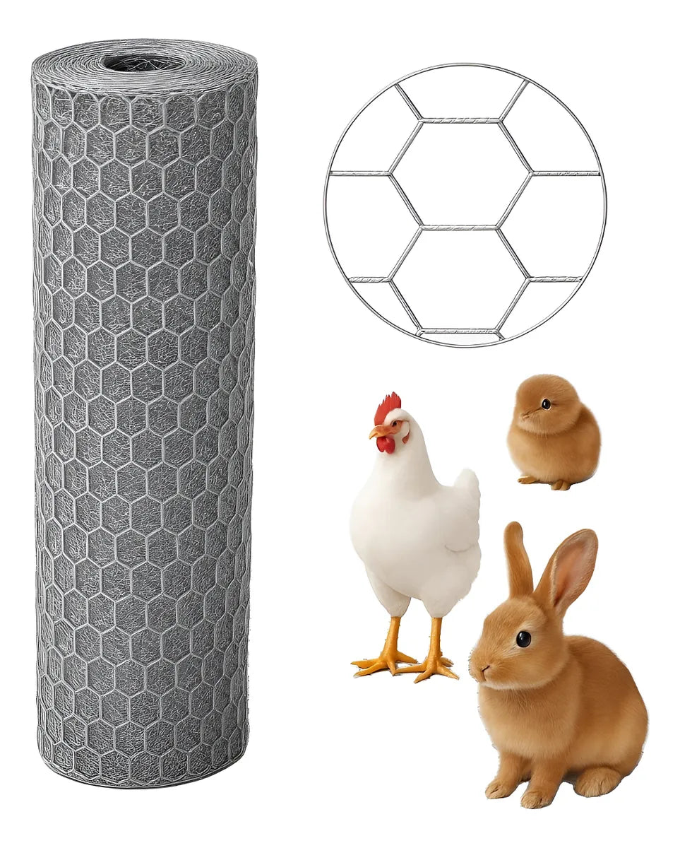 Malla Hexagonal Mallas Alambre Cercos 3/4 Pul 60cm - 50mts