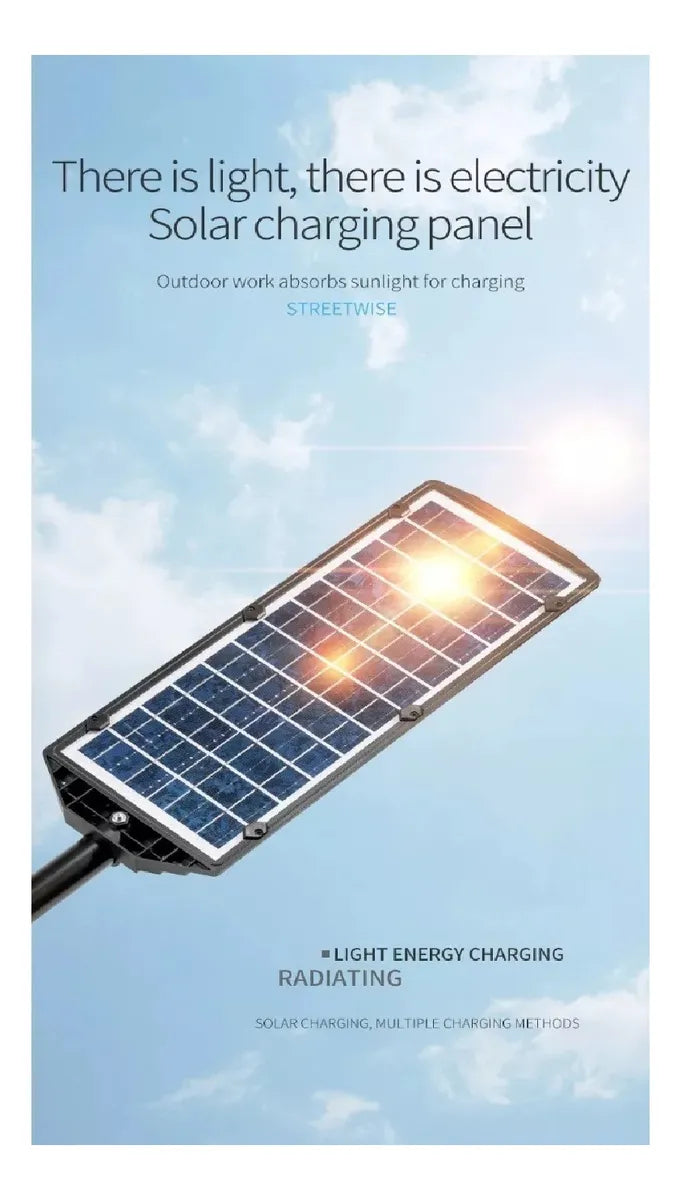 X3 Foco Led Exterior Con Sensor Movimiento Focos Solar 1000w