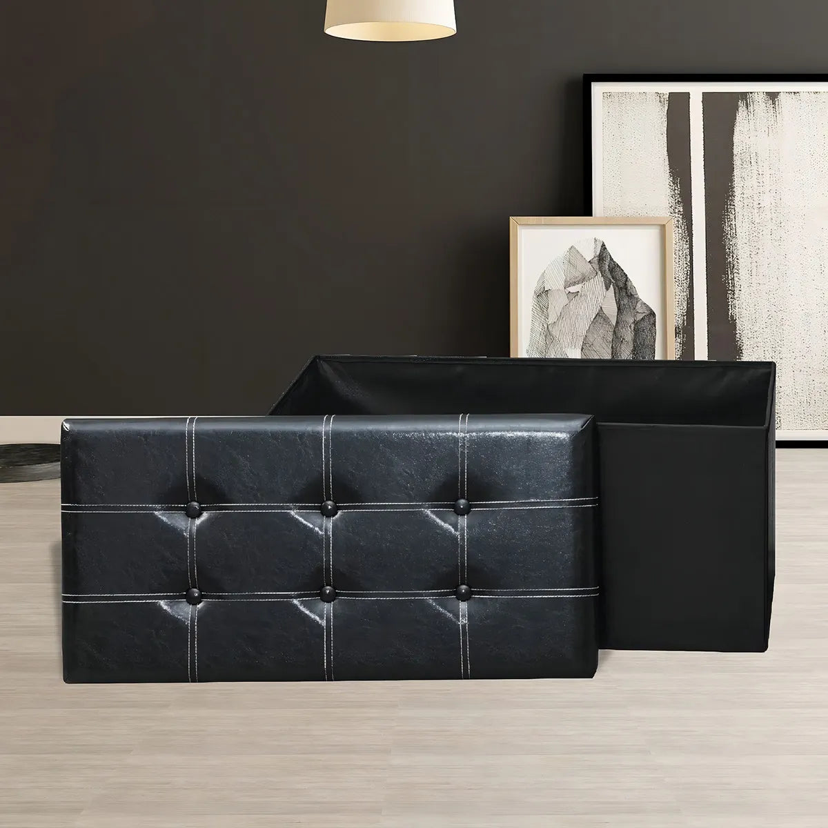 Banqueta Baul Puff Baul Organizador Puff Sillon Pie De Cama