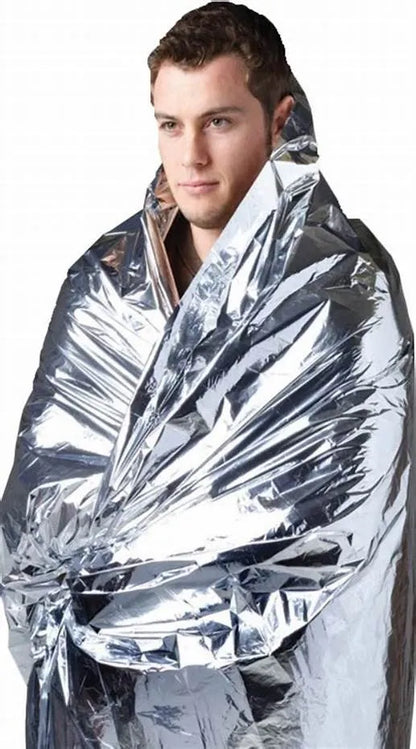 X5 Manta Termica Aluminio Eoland Emergencia Camping Supervivencia 210x130cm Manta Isotermica Calienta Cuerpo Camping Impermiable Aluminizada Trekking Outdoor Carpa