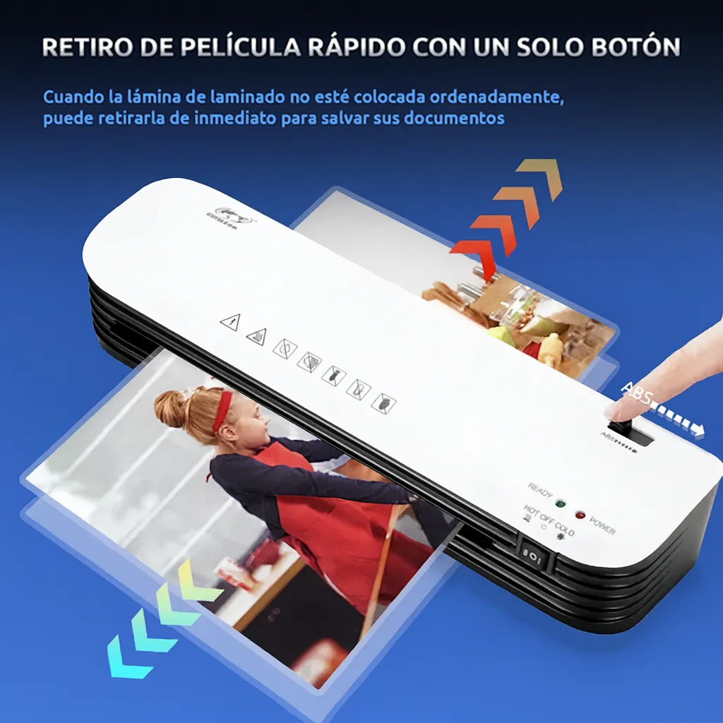 Termolaminadora Plastificadora + Cortador De Papel Rapido