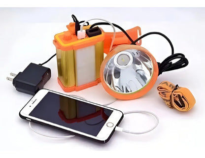 Focos Para Cazar 500w Led Recargable Linterna Cabeza Potente