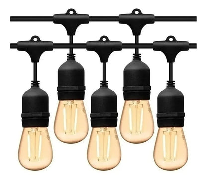 Guirnaldas Led Soquete Guirnalda Luces Led Exterior 5m Luz