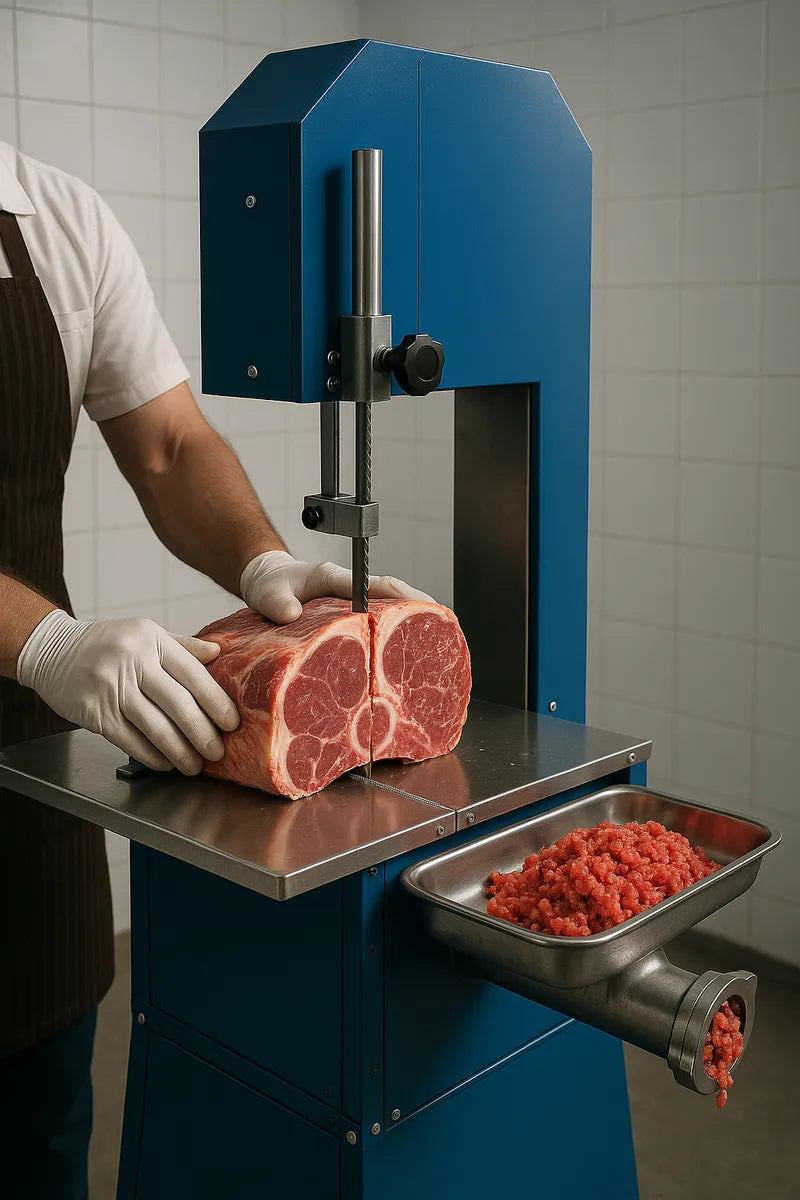 Cortadora Industrial De Carne Y Hueso Sierra Carnicera