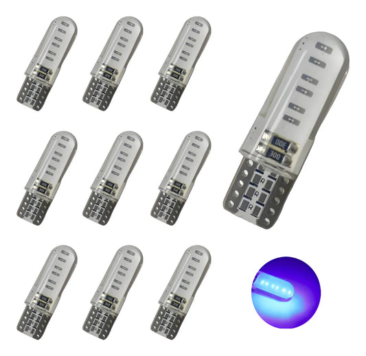 X8 Ampolleta Cola De Pescado Led Ampolleta Auto Luz Led T10