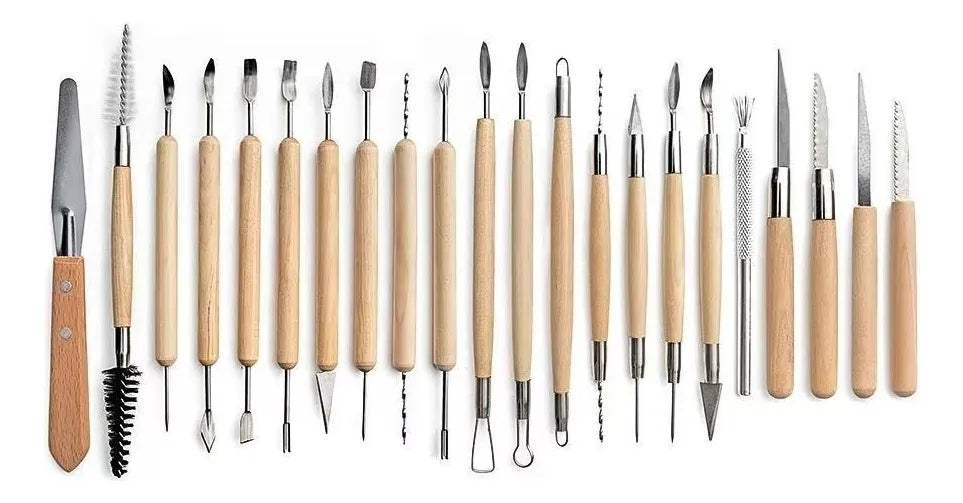 Set 30 Herramientas Para Modelar Arcilla Ceramica Estecas