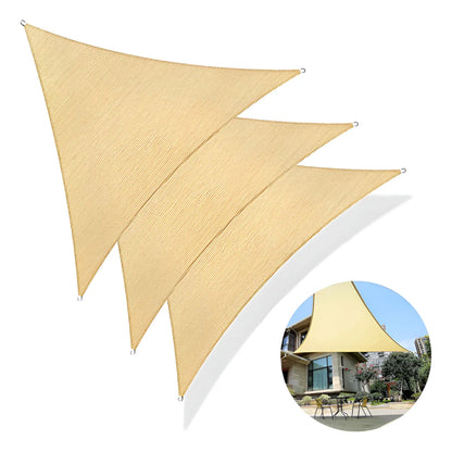 Set 3 Toldos Vela Sombra Malla Sombra Triangular 3.6 Metros