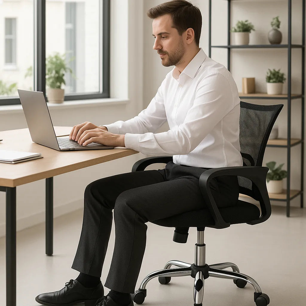 Silla De Oficina Ergonomica Reclinable Ajustable Profesional