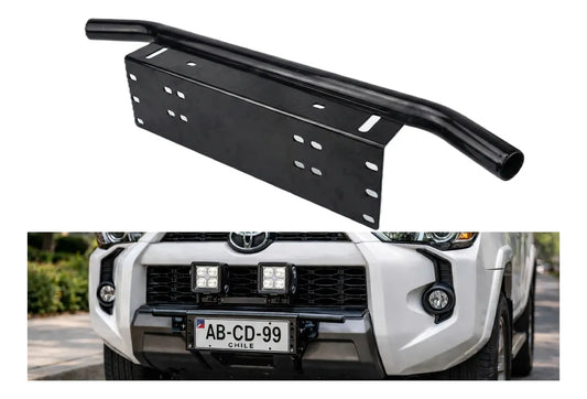 Porta Placas Patentes Soporte Focos Barra Led Frontal 4x4