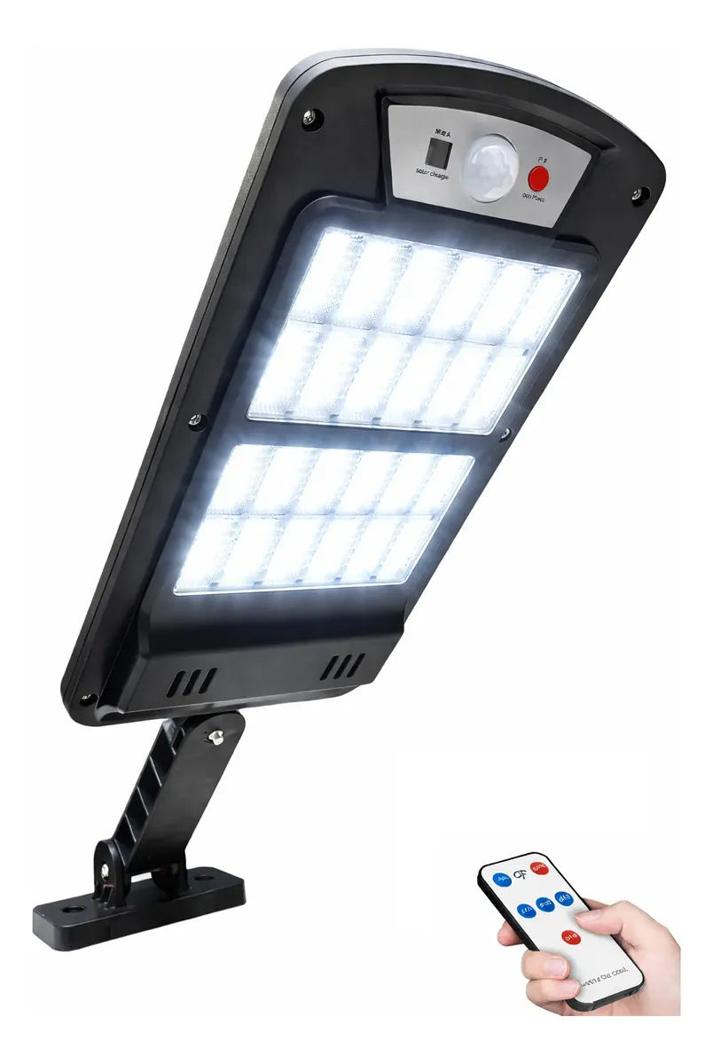 Foco Solar Luz Led Exterior Con Sensor Movimiento