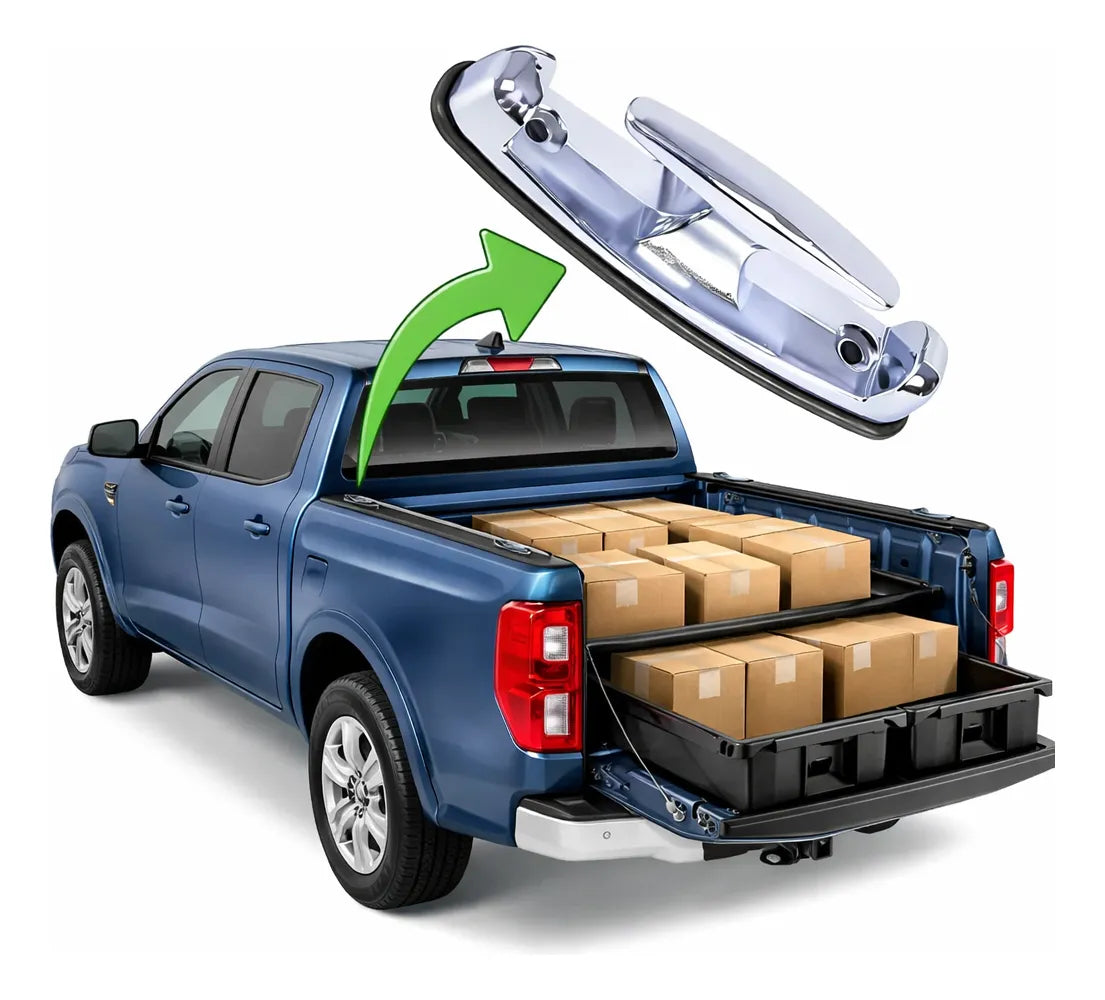 Set X2 Ganchos De Amarre Universal Camionetas Pick Up 4x4 Plateado