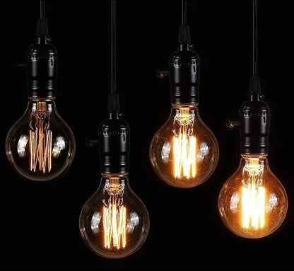 X20 Ampolletas Vintage Ampolleta Led E27 Filamento Globo 6w G80