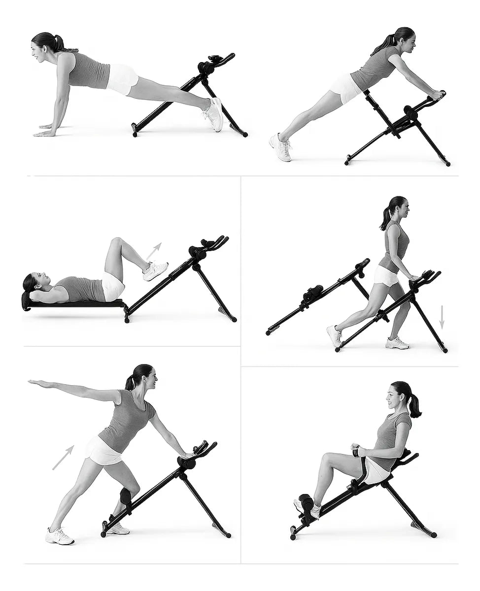 Maquina Abdominales De Ejercicios Gimnasio Deporte