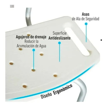 Silla De Baño Discapacitado Baños Silla Para Ducha Respaldo