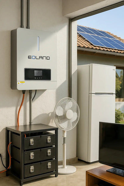 Inversor Hibrido Solar Corriente Onda Pura Eco - 4200w - 24v