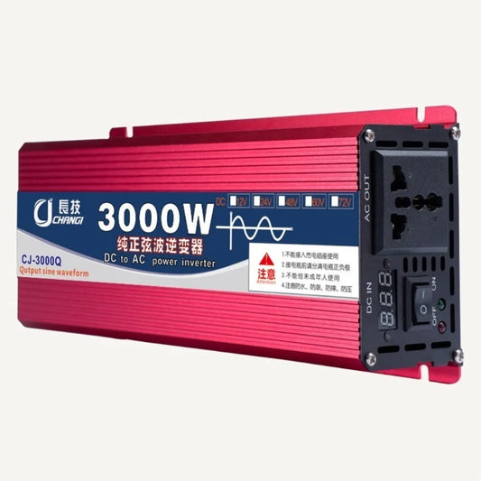 Inversor De Corriente 3000 W 12v A 220v Conversor Voltaje