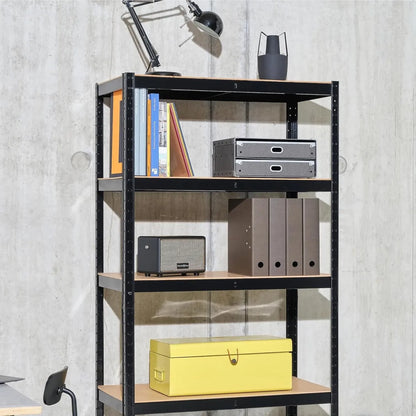 Estanterias Metalicas Rack Metalico Repisas Negro 180x90x40