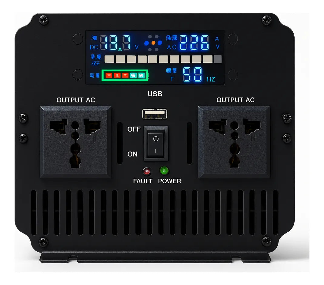 Inversor Cargador Ups 2000w 12v A 220v Onda Modificada Usb