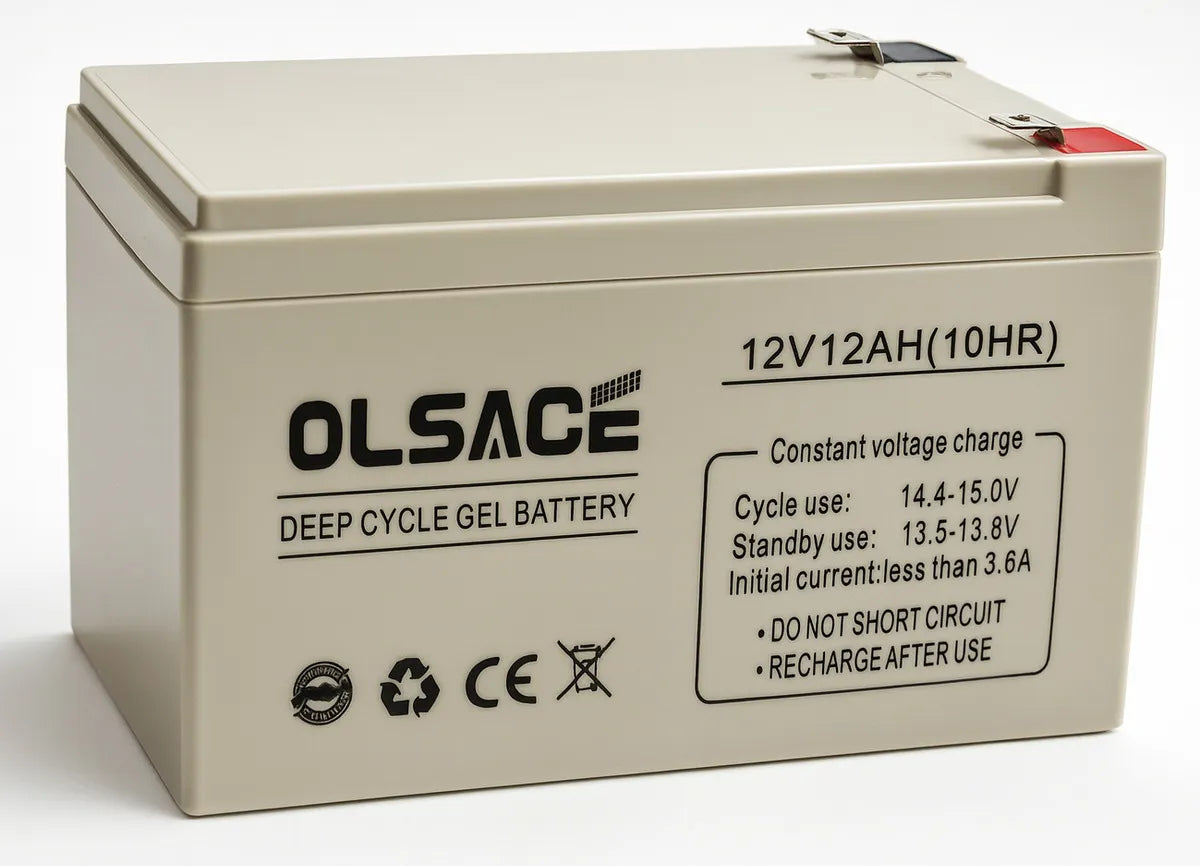 Batería Gel Recargable 12v 12ah Ciclo Profundo Herramientas