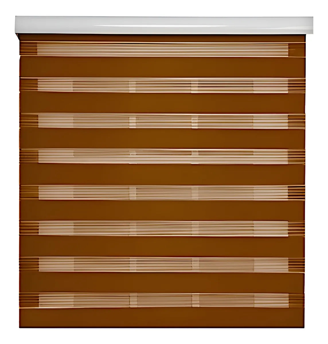 Cortinas Blackout Roller Duo Cortina Dia Noche 60x200 Marron