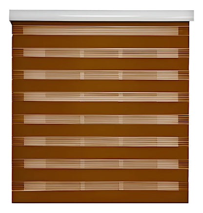 Cortinas Blackout Roller Duo Cortina Dia Noche 60x200 Marron