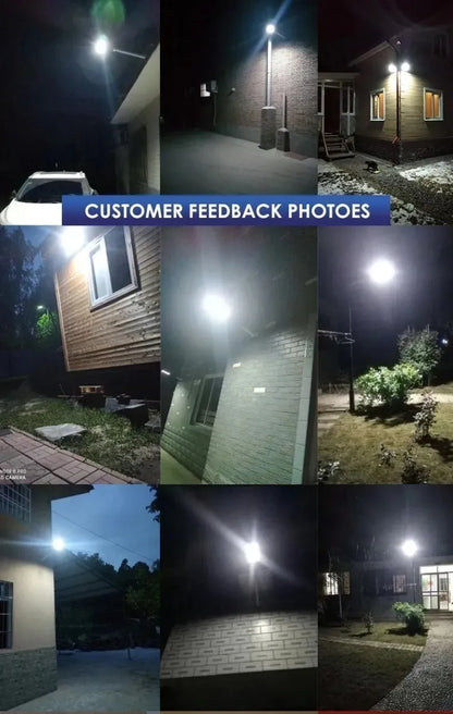 Packx3 Foco Exterior Iluminacion Solar Foco Led Solares 120w