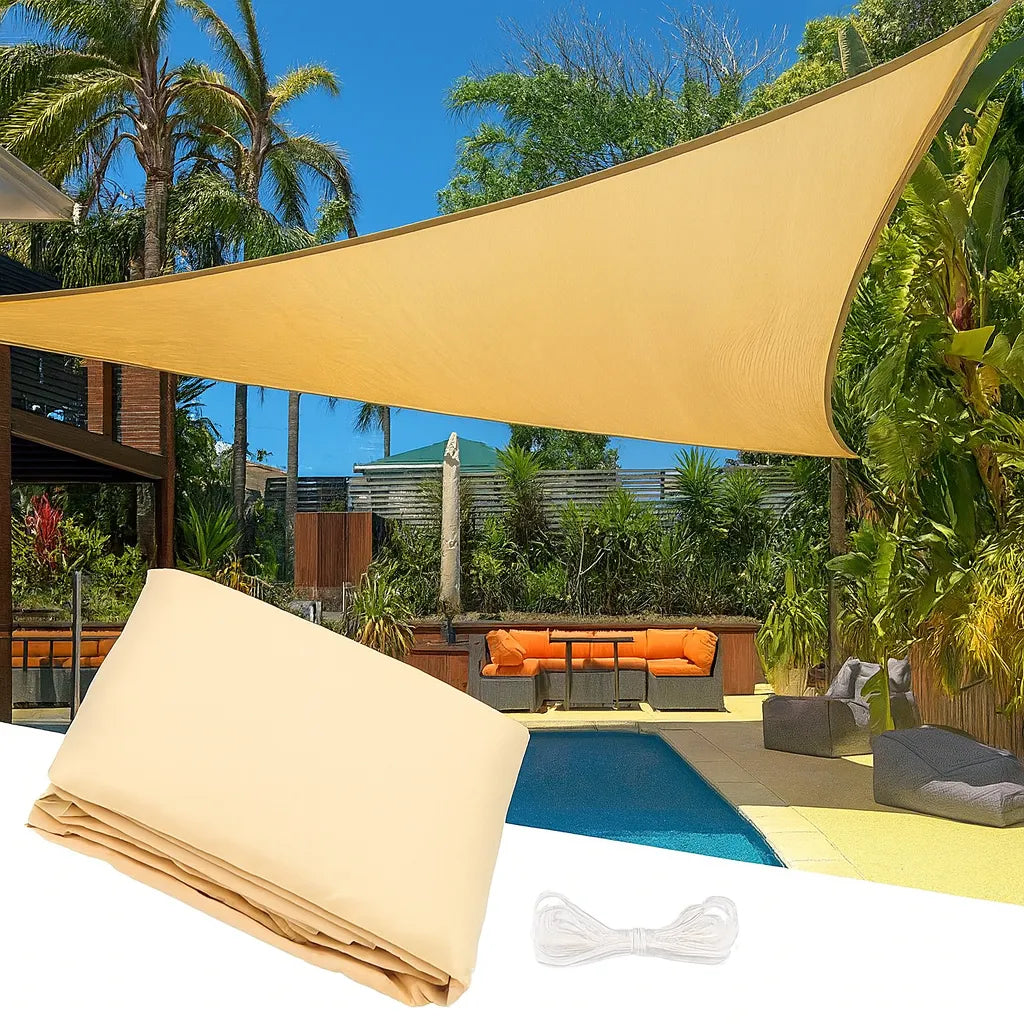 X2 Carpa Toldo Vela Triangular Vela Sombra Lona Toldo 3x3