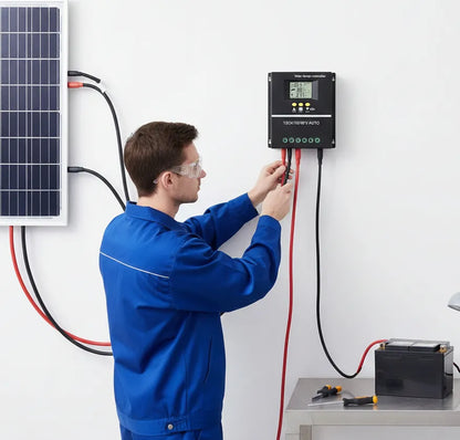 Regulador De Carga Solar Controlador Mppt 100a 12/24/36/48v