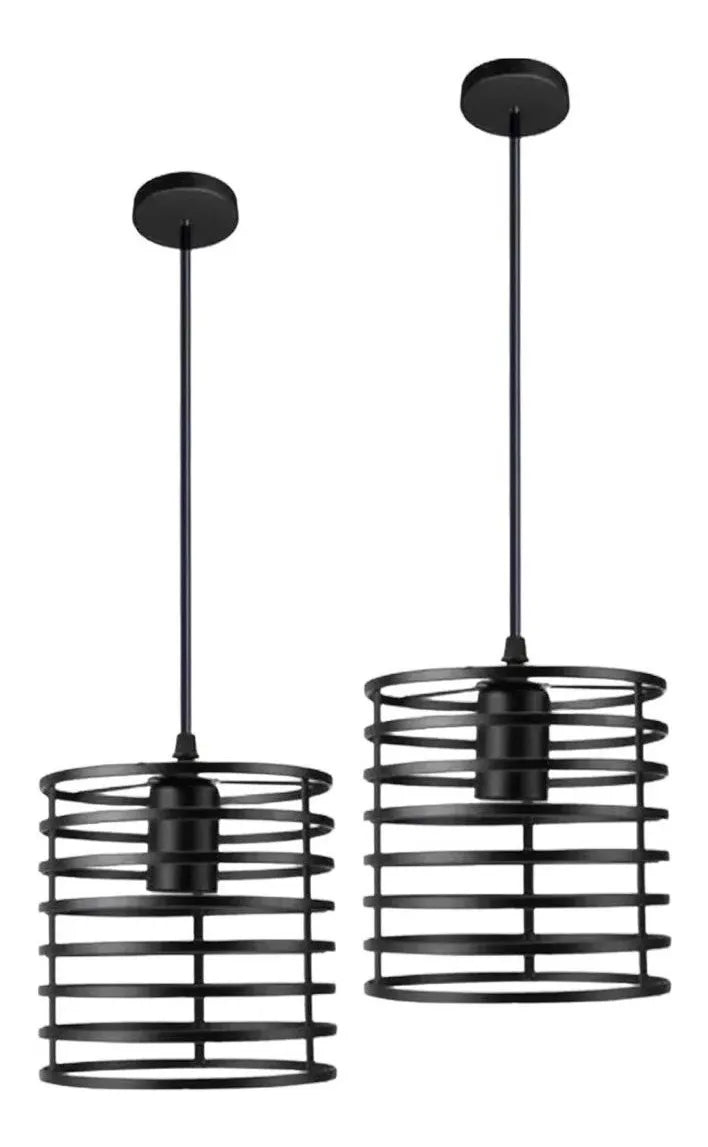 X2 Lampara Vintage Colgante Techo Lamparas Rusticas Colgantes