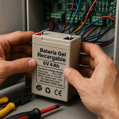 Batería 6v 4ah Gel Recargable Herramientas Ciclo Profundo